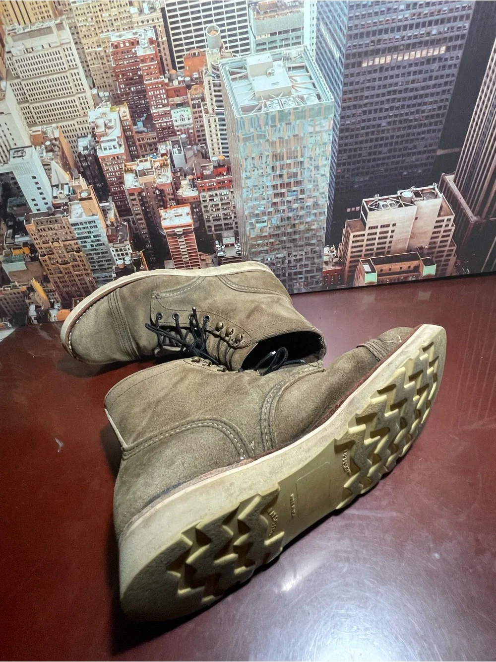 Red Wing Shoes Iron Ranger Heritage Men's Size 9 D Model #8087 No Steel Toe